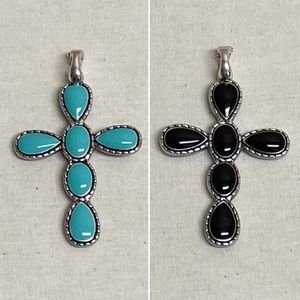 “Crossover” reversible cross enhancer/pendant by Premier Designs
